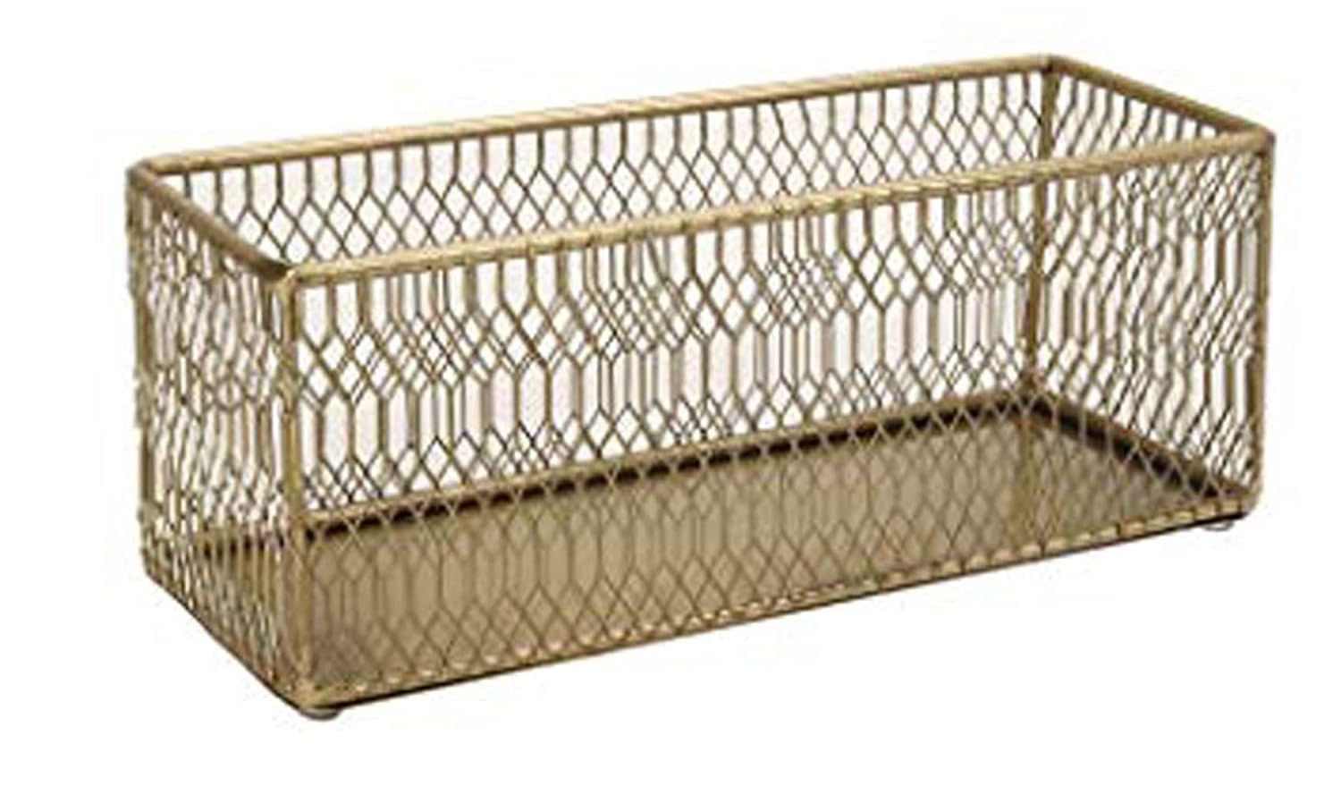 Gold Wire Cutlery holder basket
