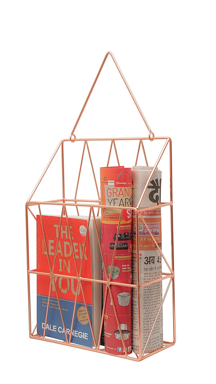 Metal Copper Finish Rose Gold Magazine