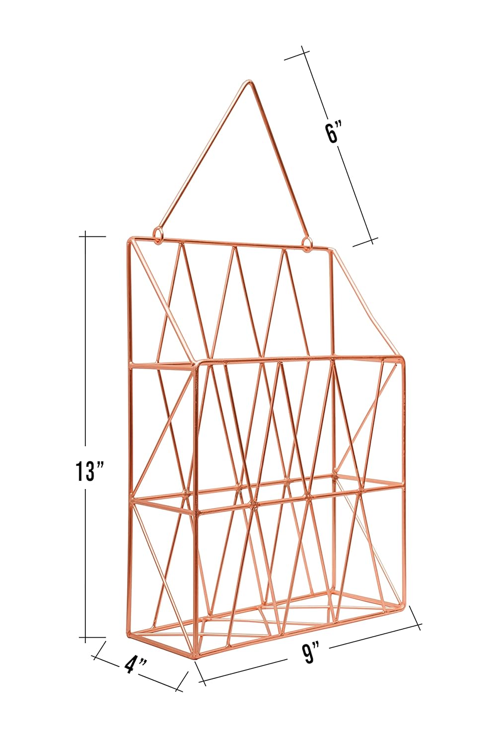Metal Copper Finish Rose Gold Magazine