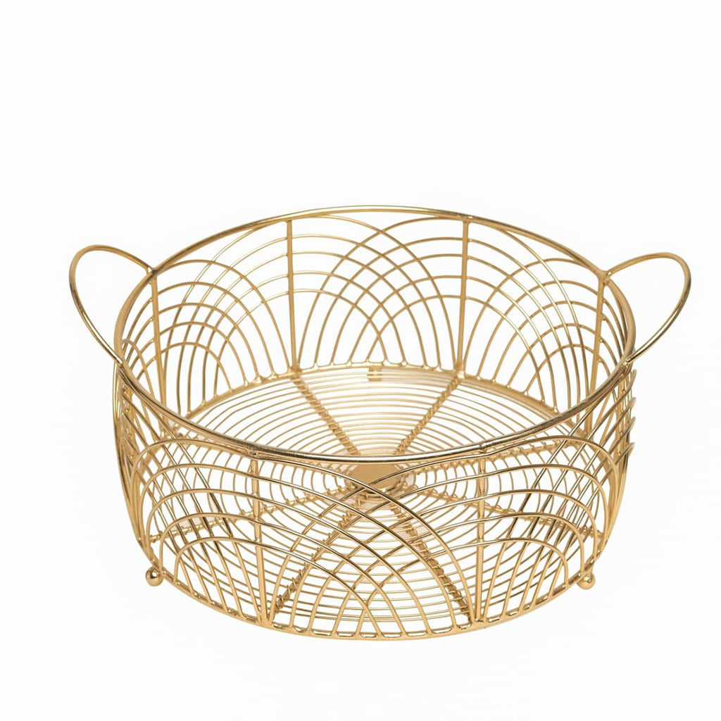 Decorative Wire Round Basket Diwali Gifting