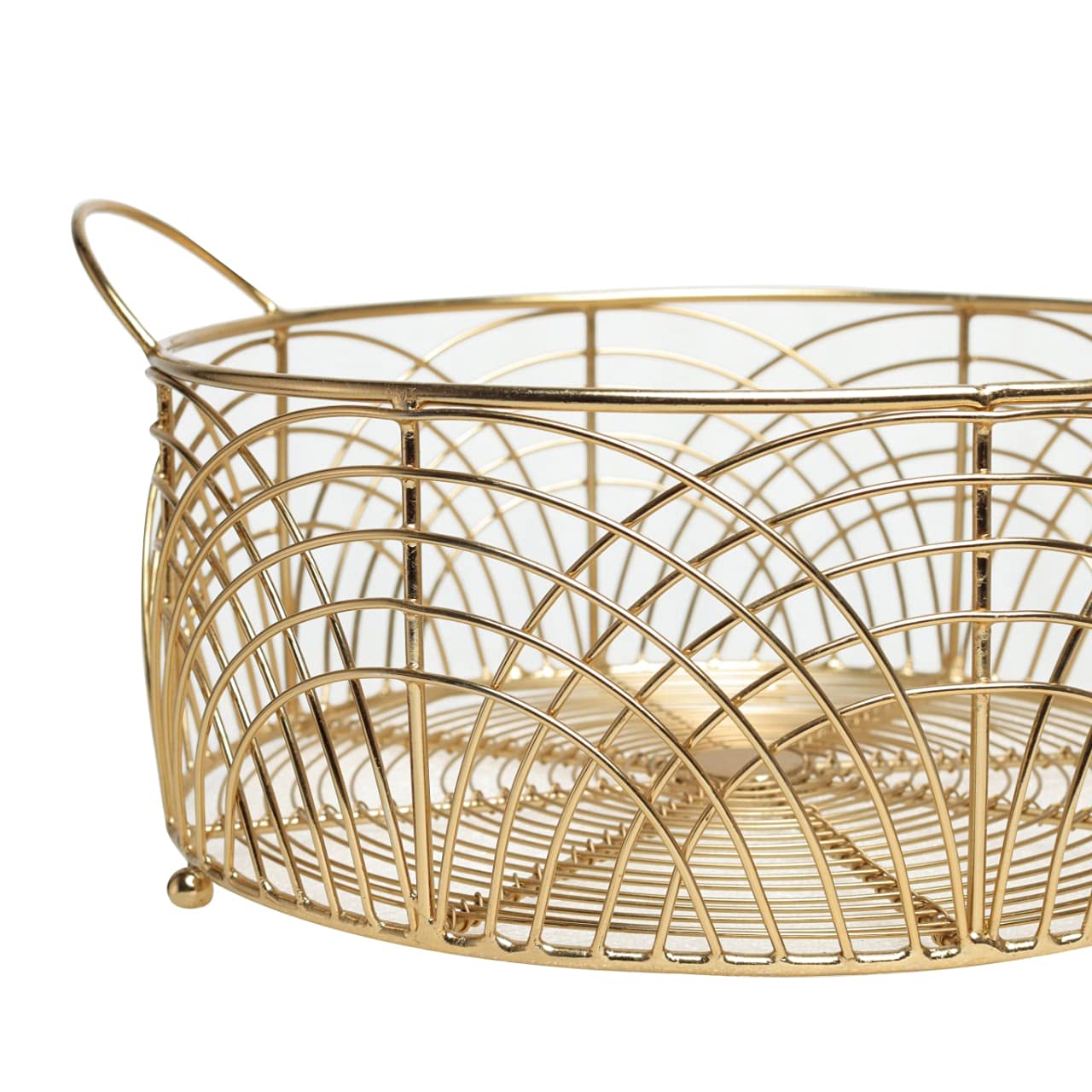Decorative Wire Round Basket Diwali Gifting