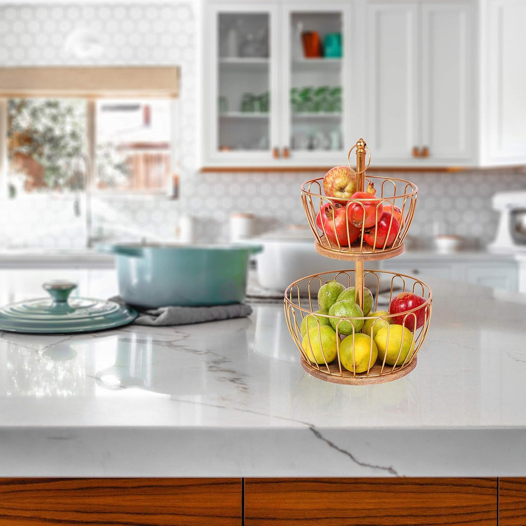 Tier Home and Kitchen Fruit Vegetable Baskets