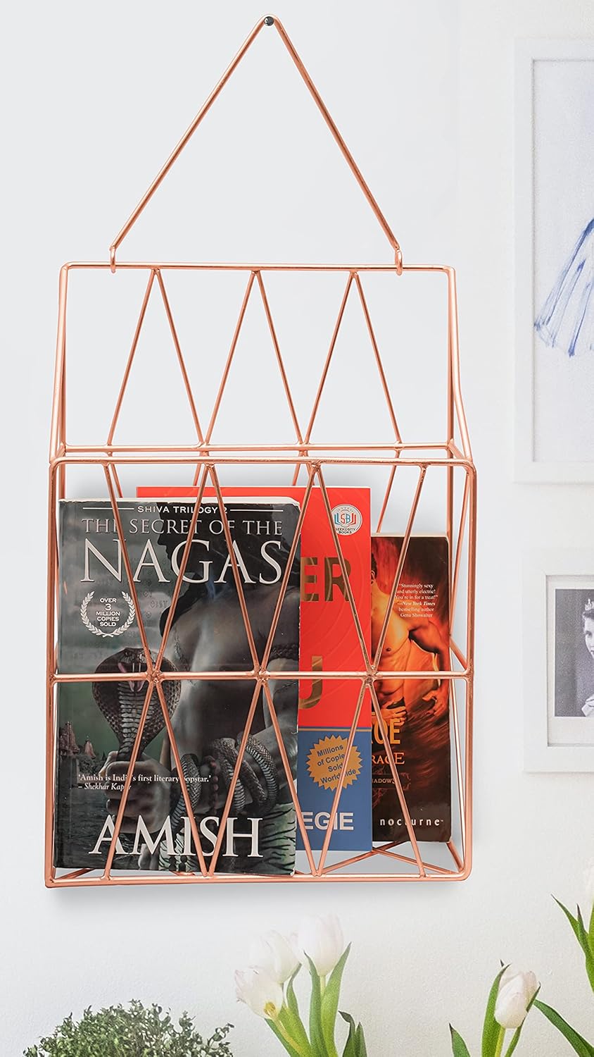 Metal Copper Finish Rose Gold Magazine