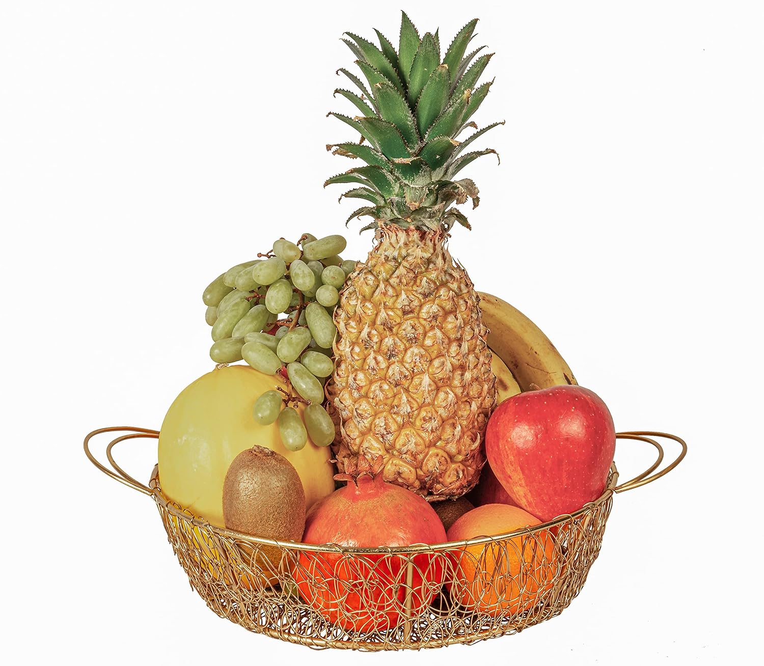 Rust-Free Wire Mesh Tray/Basket Wedding/Packing Tray/Decorative Tray (Gold)